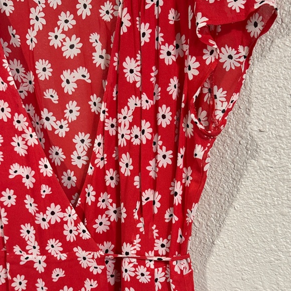 Reformation Red Floral Maxi Dress - Picture 3 of 16